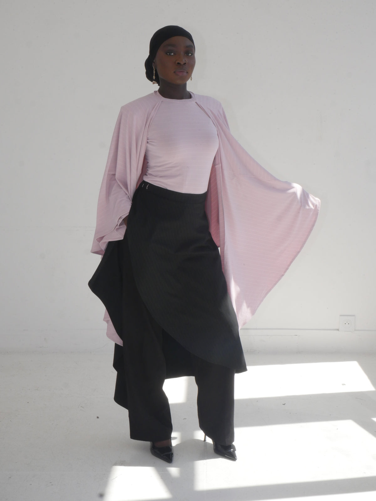 THE HÉROÏNE TOP - PINK STRIPES