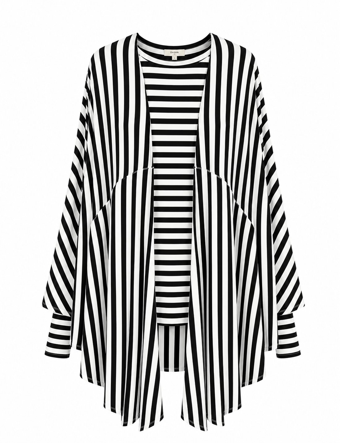 THE HÉROÏNE TOP - BLACK STRIPES