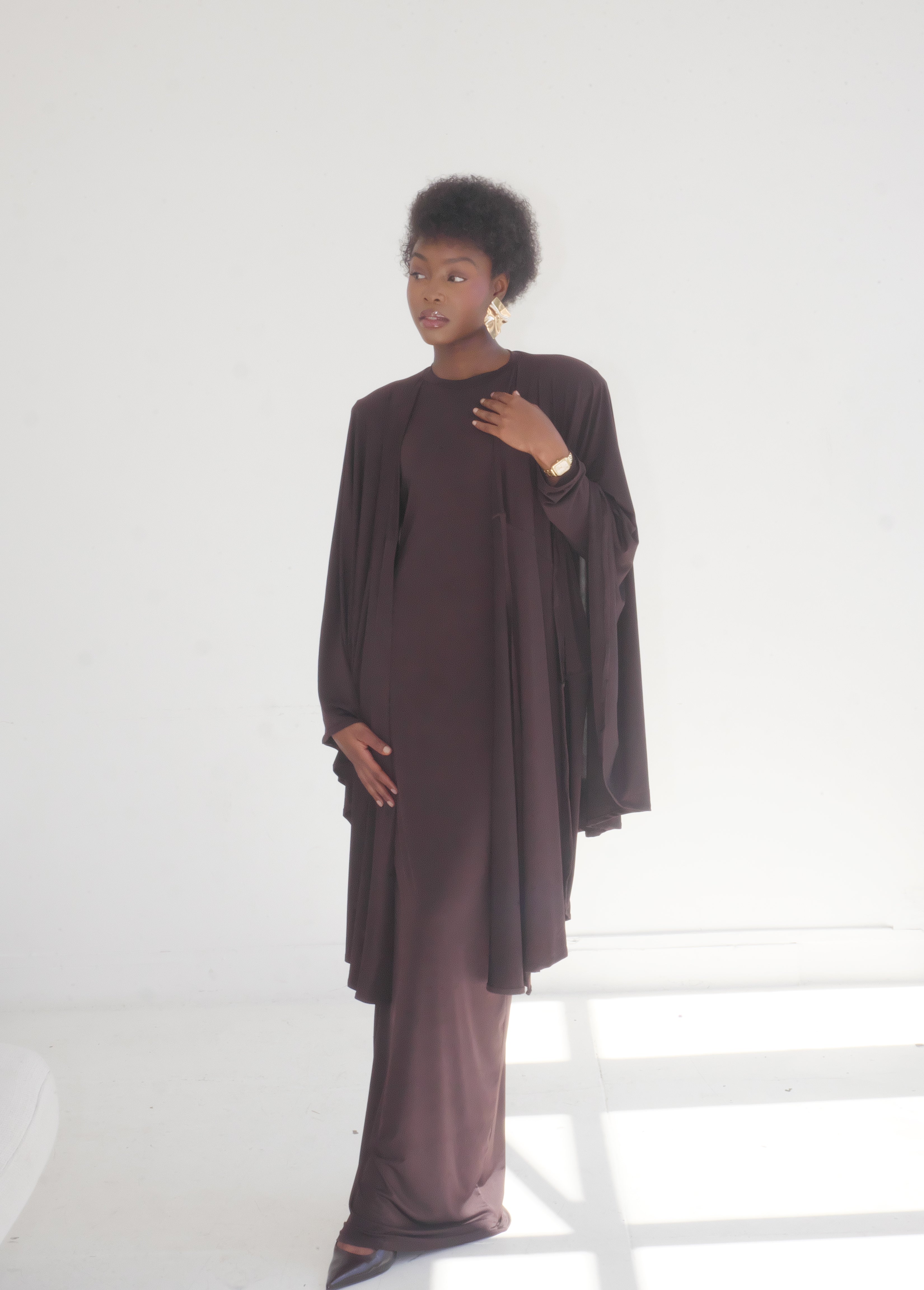 THE HÉROÏNE DRESS - BROWNIE
