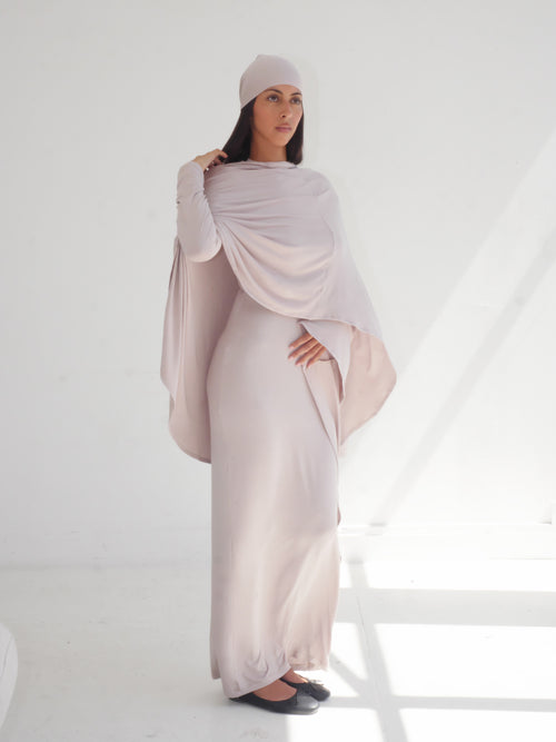 THE HÉROÏNE DRESS - BEIGE